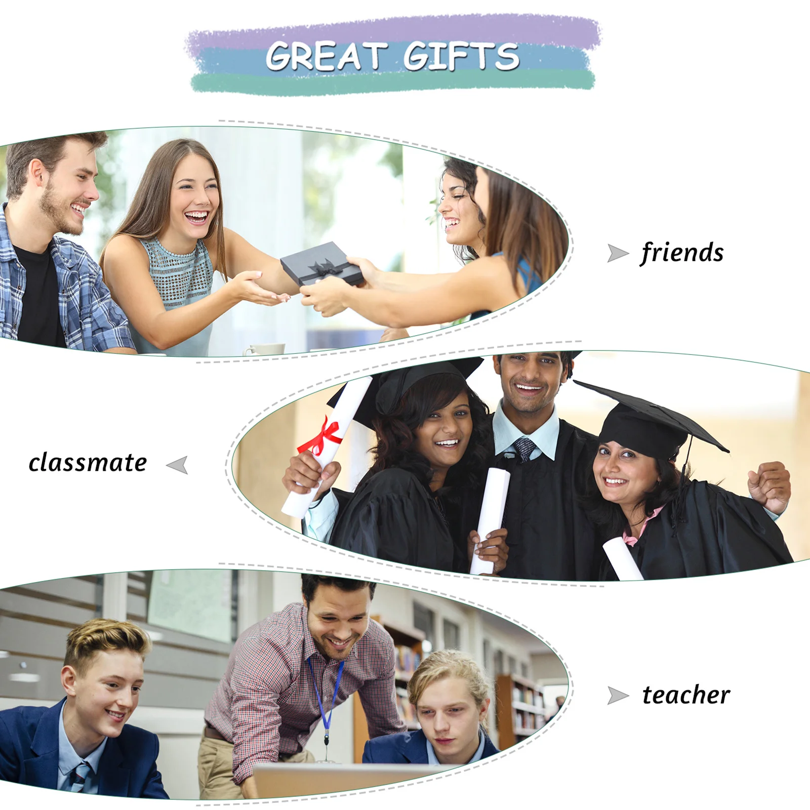 

6Pcs Heart Bookmarks Delicate Stainless Reading Markers Perfect Present for Friends Heart Bookmarks Book Page-Markers