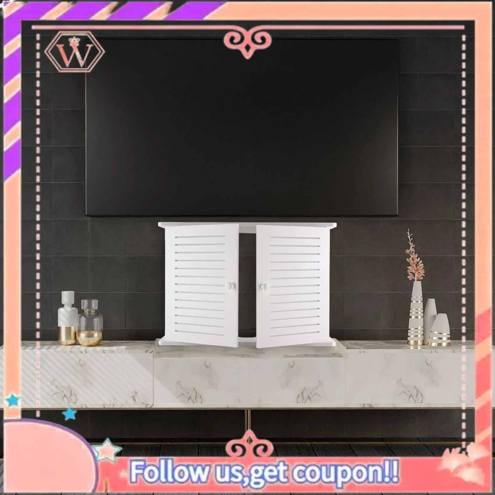 

Upgraded Wireless Wifi Router Storage Boxes Wooden Box Cable Power Plus Wire Bracket Wall Hanging Plug Board Storage Shelf
