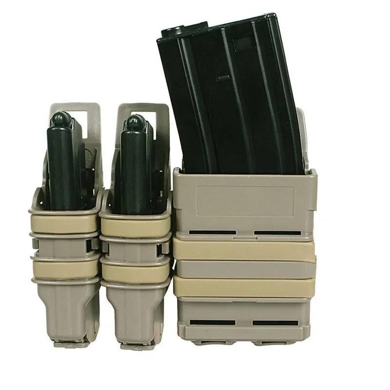 5.56 7.62 M4 M16 FastMag Magazine Pouch Molle Clip Belt Waist Holder Airsoft Hunting AK AR Fast Mag Holster