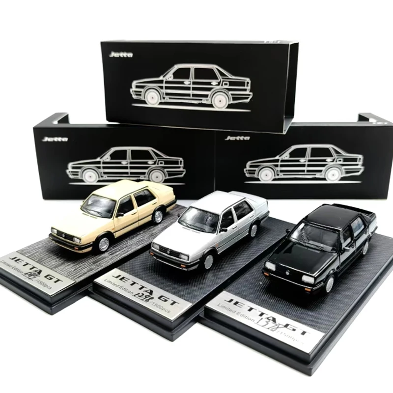 Diecast 1:64 Scale Jetta's GTรถจําลองรุ่นStaticคอลเลกชันตกแต่งวันหยุดของขวัญของเล่นคลาสสิกของที่ระลึกของขวัญ