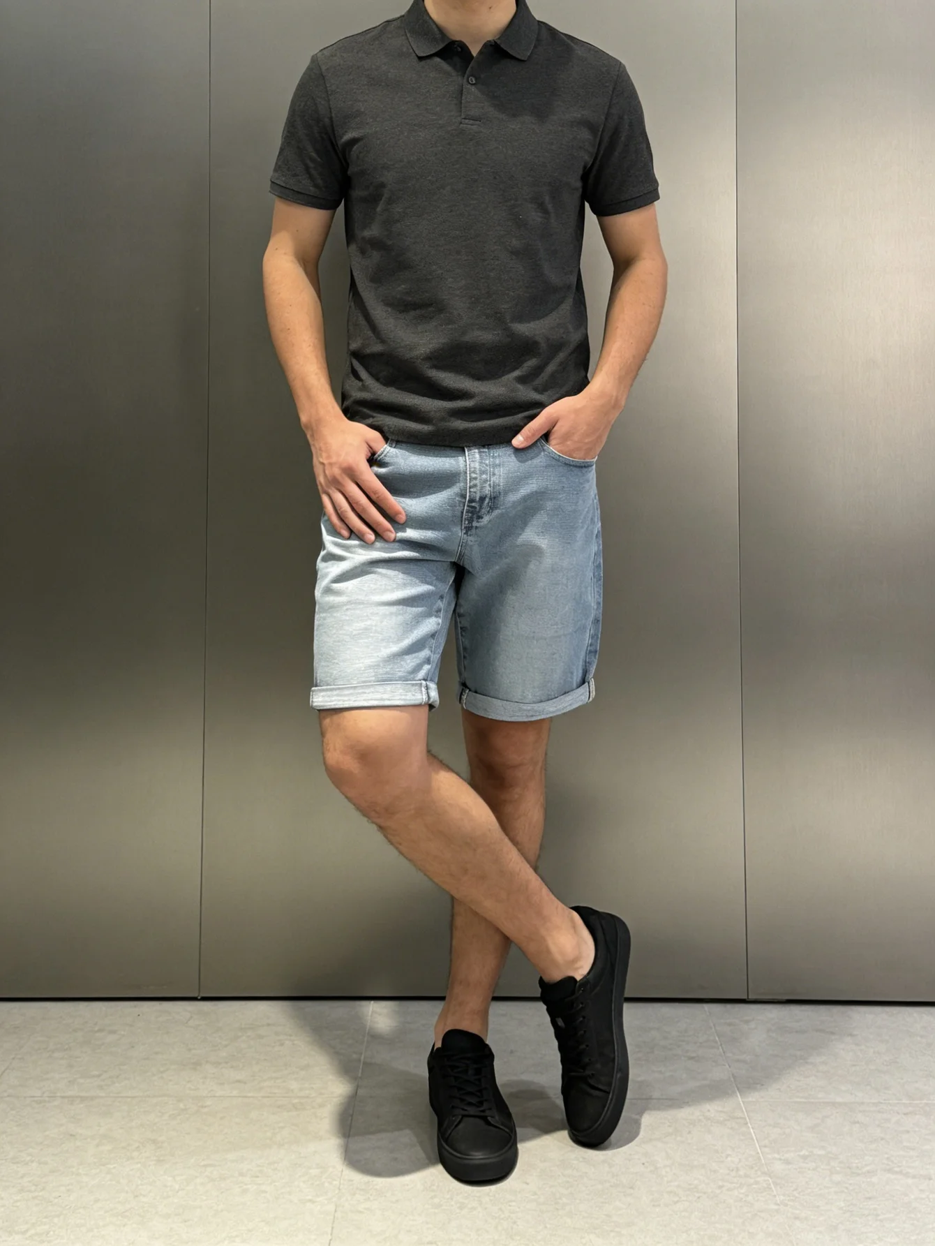 

Мужские джинсовые шорты Y2K Street Style, синие, стрейч, облегающие, повседневные, для мужчин