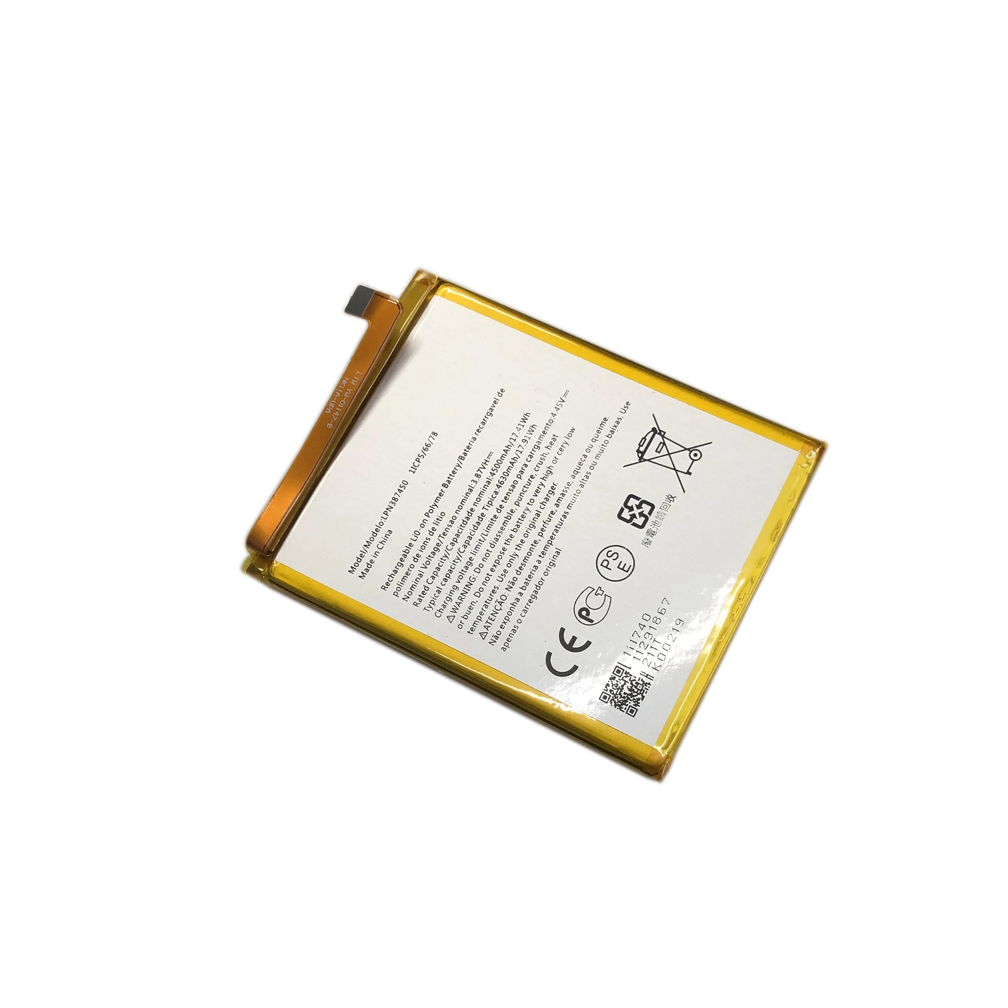 LPN387450 CN110 Phone Battery SE681 For Nokia X10 X20 Battery N910 XR20 X20 C30 Batteries polymer part