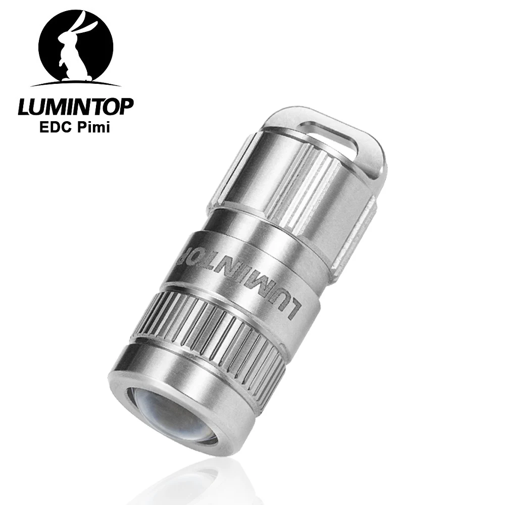 EDC LED Titanium Flashlight Pocket Lights USB C Rechargeable Lamp 10180 Battery 80mAh Keycgain Lantern 100 Lumens Torch EDC PIMI