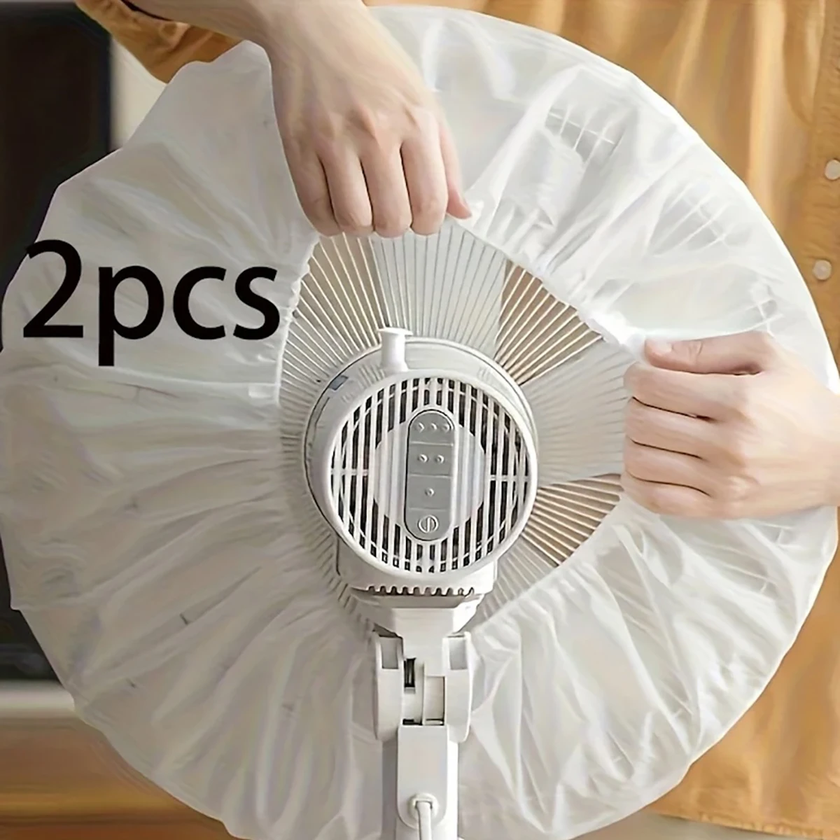 One Set 2 Electric Fan Dust Cover • Durable Protective Cover • Suitable for All Fans • Easy-to-Clean Design for All Seasons ﻿