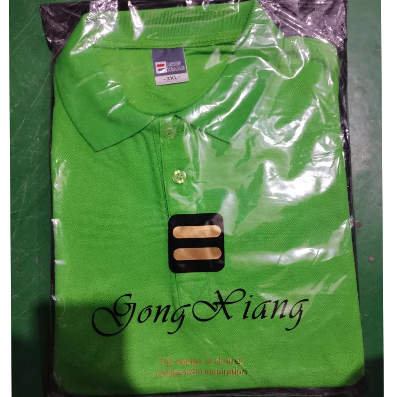 2024 Summer Men polyester Polo Shirt Short-sleeved Casual Solid Tops Custom Printing Your Own Design Photo or Logo