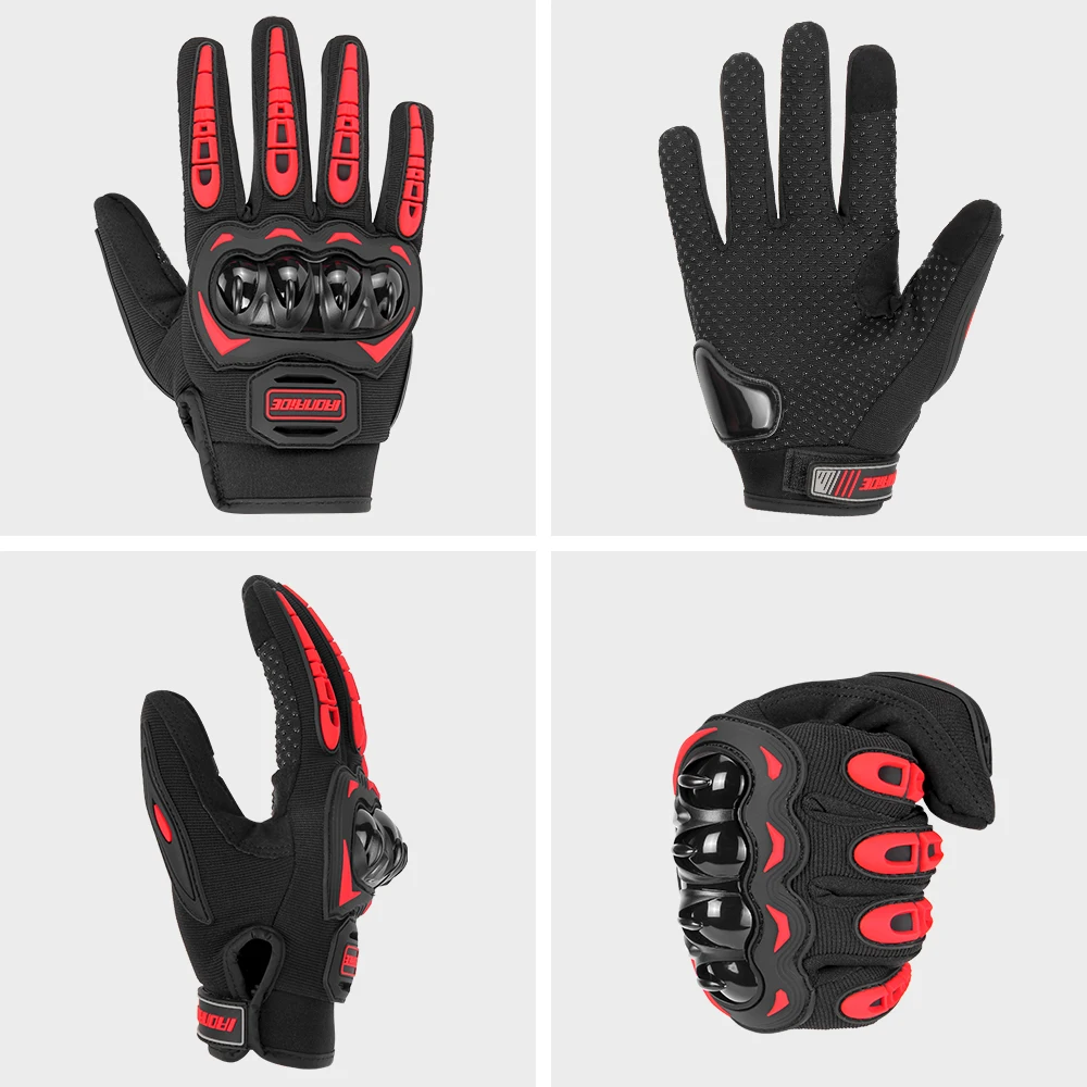 Motorcycle Gloves Summer Waterproof Touch Screen Full Finger Gloves Protective Anti-fall Guantes Moto Non-slip Riding Gloves