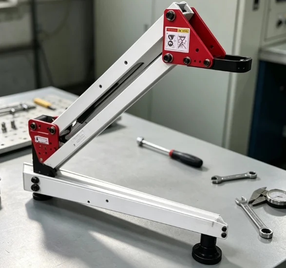High Strength Vertical Rocker Arm Pneumatic Thread Tapping Support Positioning Bracket Industrial Machining Accessory