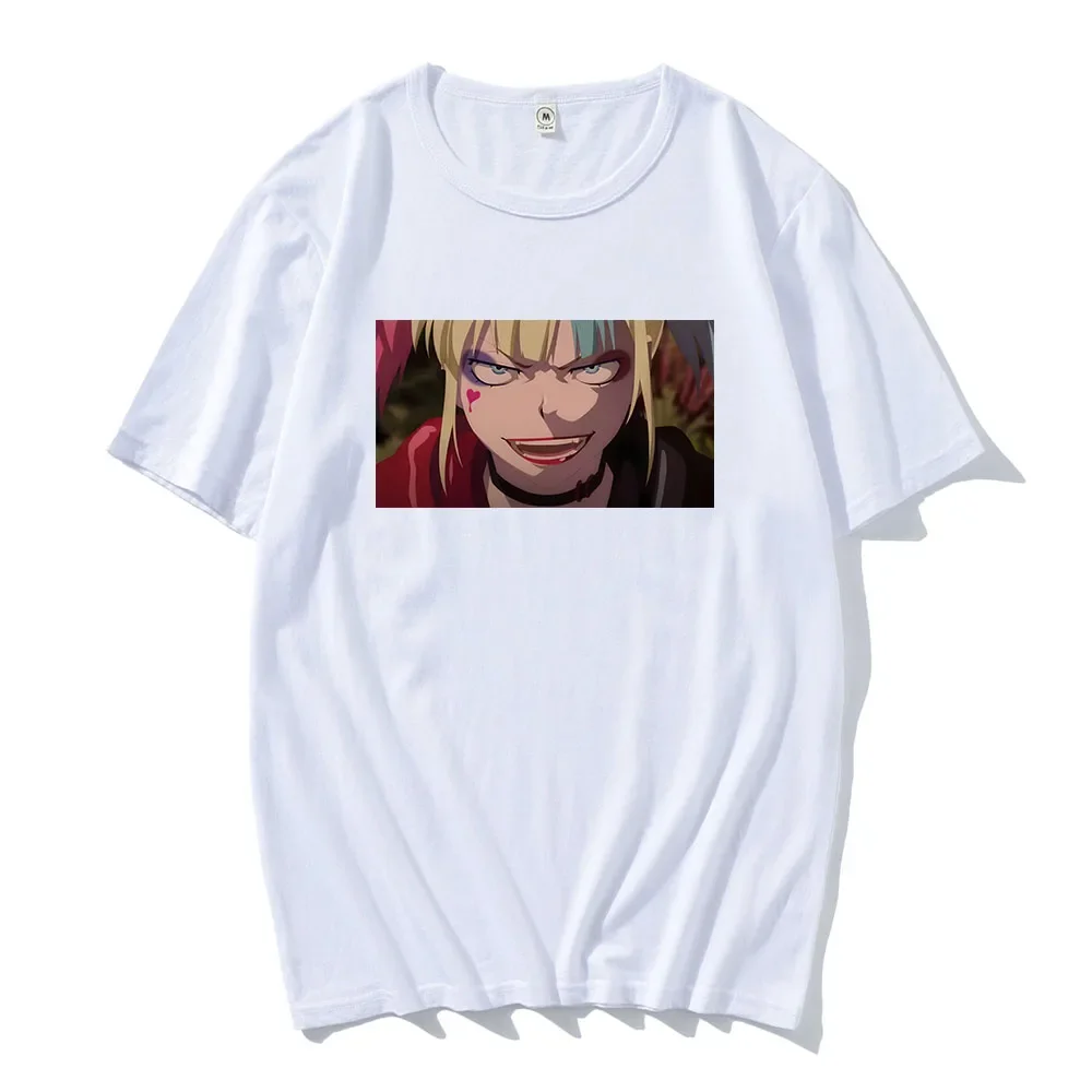 Anime Printing Tees Suicide-Squad ISEKAI T-shirt Camisetas Short Sleeve Cotton Unisex Tee-shirt Ropa Hombre Unisex Summer Tshirt image 3
