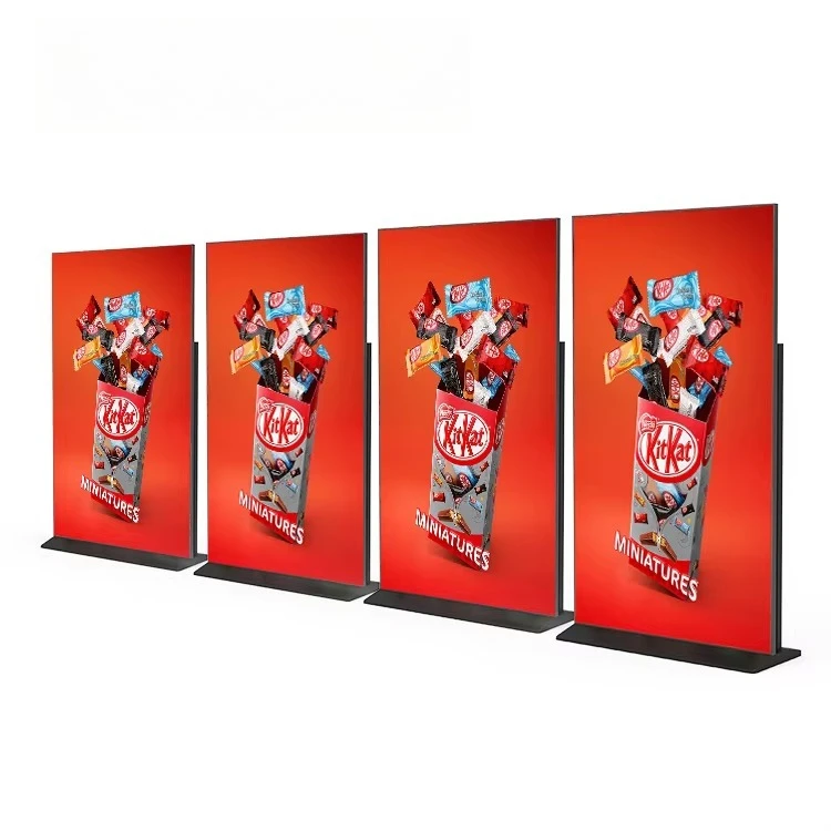 

86-Inch ultra-narrow bezel display 4k interactive touch signage display vertical full-screen digital signage