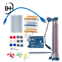 Starter kit 13 in 1 kit new Starter Kit mini Breadboard LED jumper wire button for arduino Compatile with For UNO R3