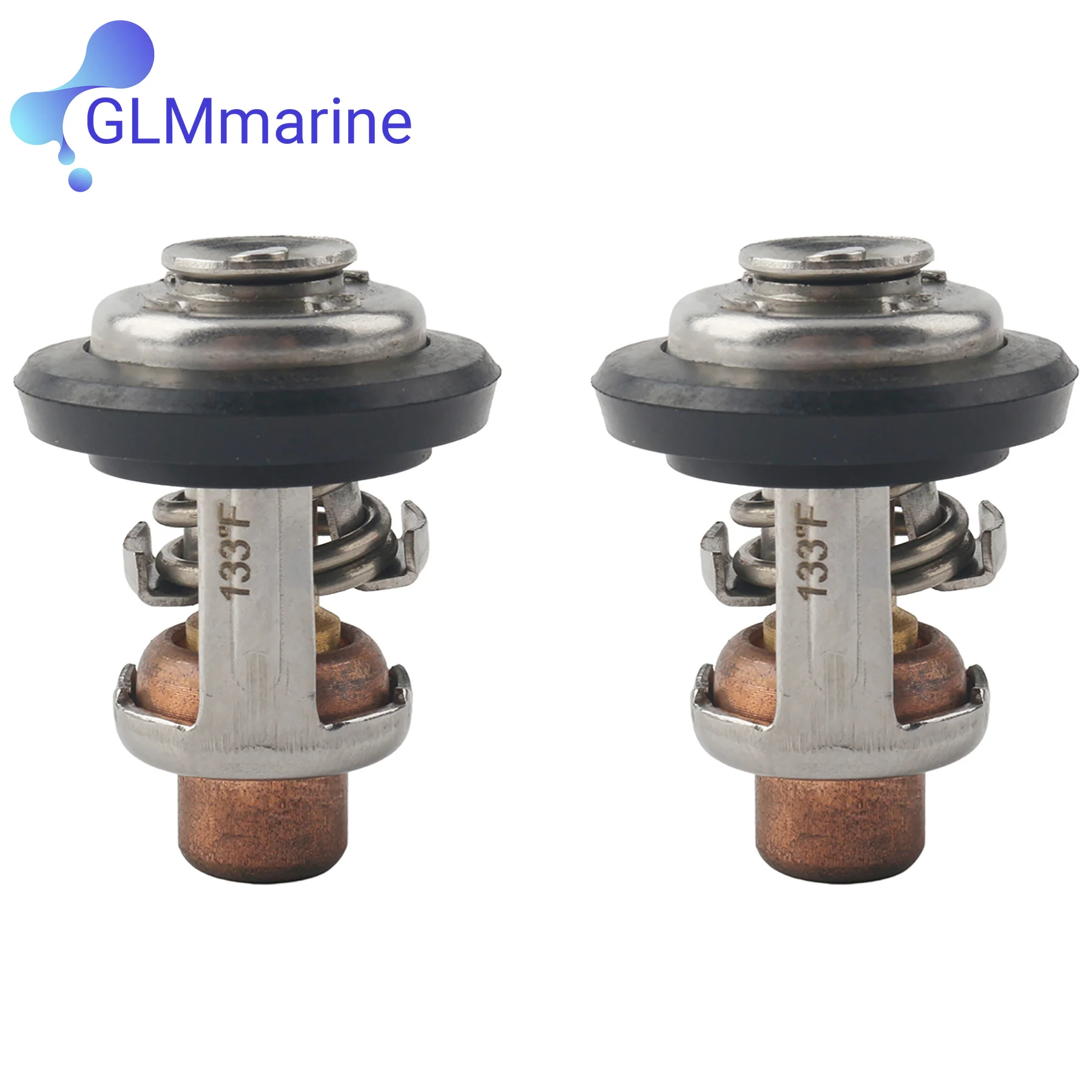 5000355 Outboard Thermostat Kit 130°F 54°C Fits for Evinrude Johnson 200 225 250 HP BJ225 E225 Motors Replaces 5001036 765620