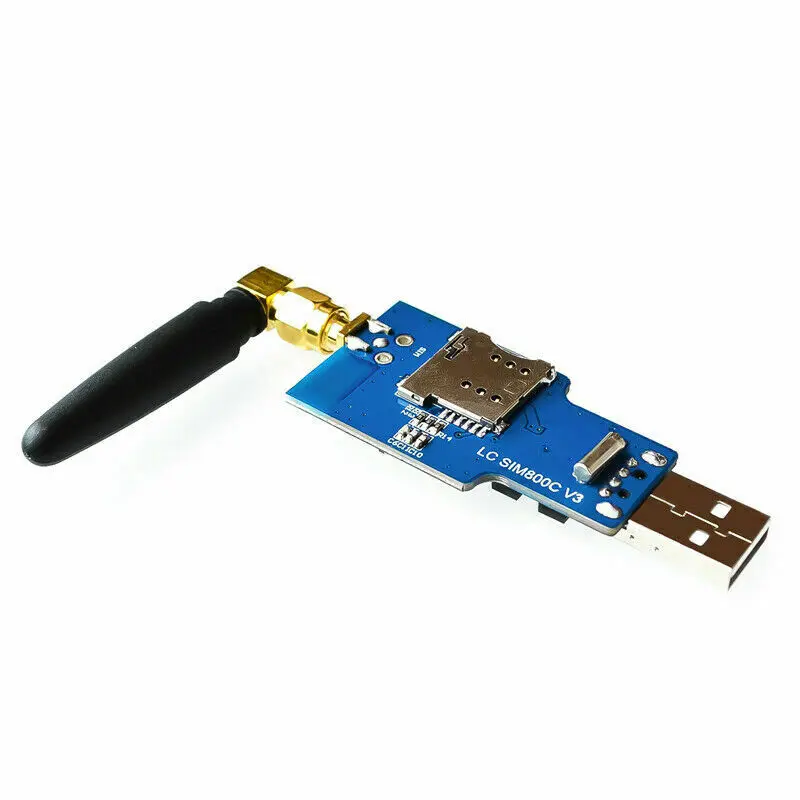 

M20K USB-модуль GSM Четырехдиапазонный модуль GSM GPRS SIM800C для Bluetooth SMS-сообщения с антенной