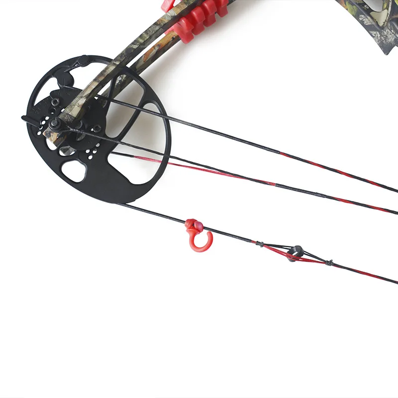 4pcs/Lot Archery Bow String Stabilizer Compound Bowstring Damper Stop Shock and Noise Oscillation Simple Installation