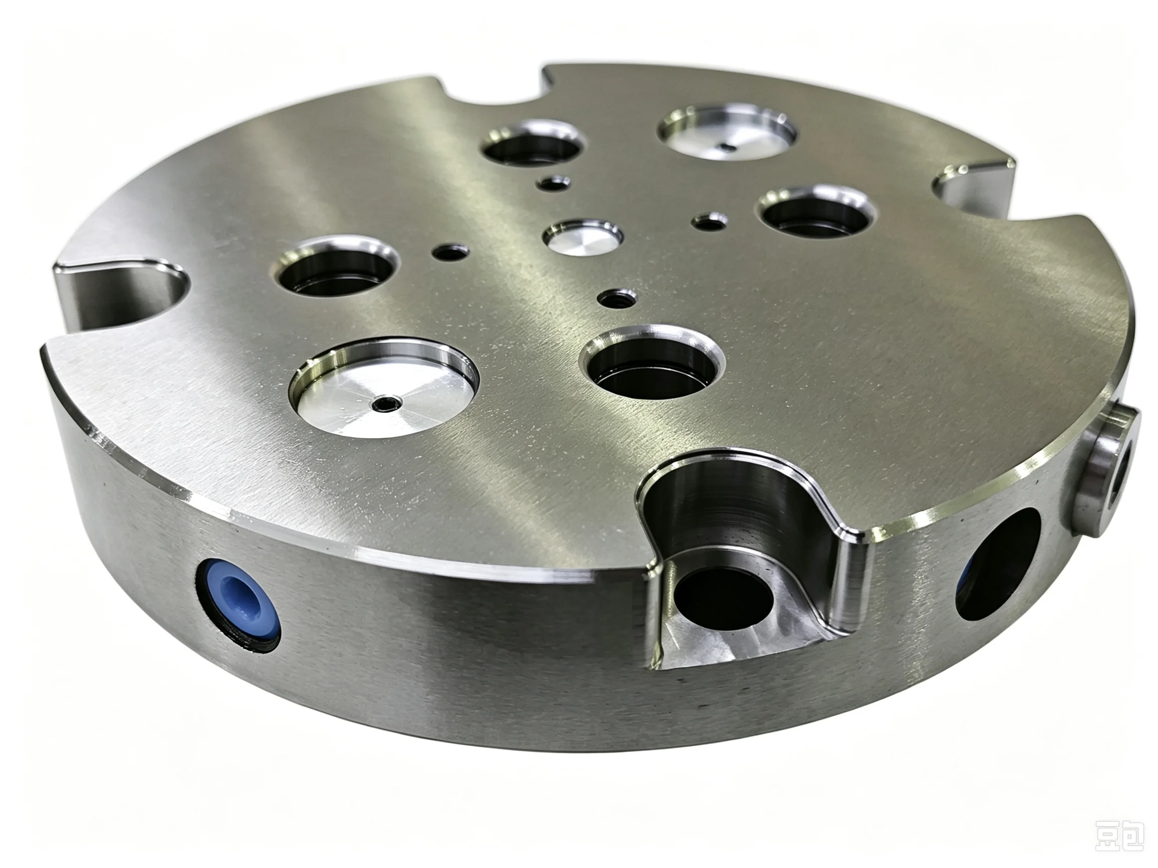 4-axis 5-axis precision turntable fixture D52 large circular zero point positioning plate hole position