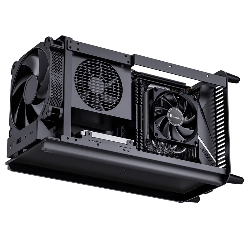 JONSBO GARDS-Refroidisseur CPU 400S, 4Heatpips, pression vers le bas, refroidissement par air, 90mm, 4Pin PWM, ventilateur lincome 115x/1200/1700 AM4 AM5 ITX, petit boîtier