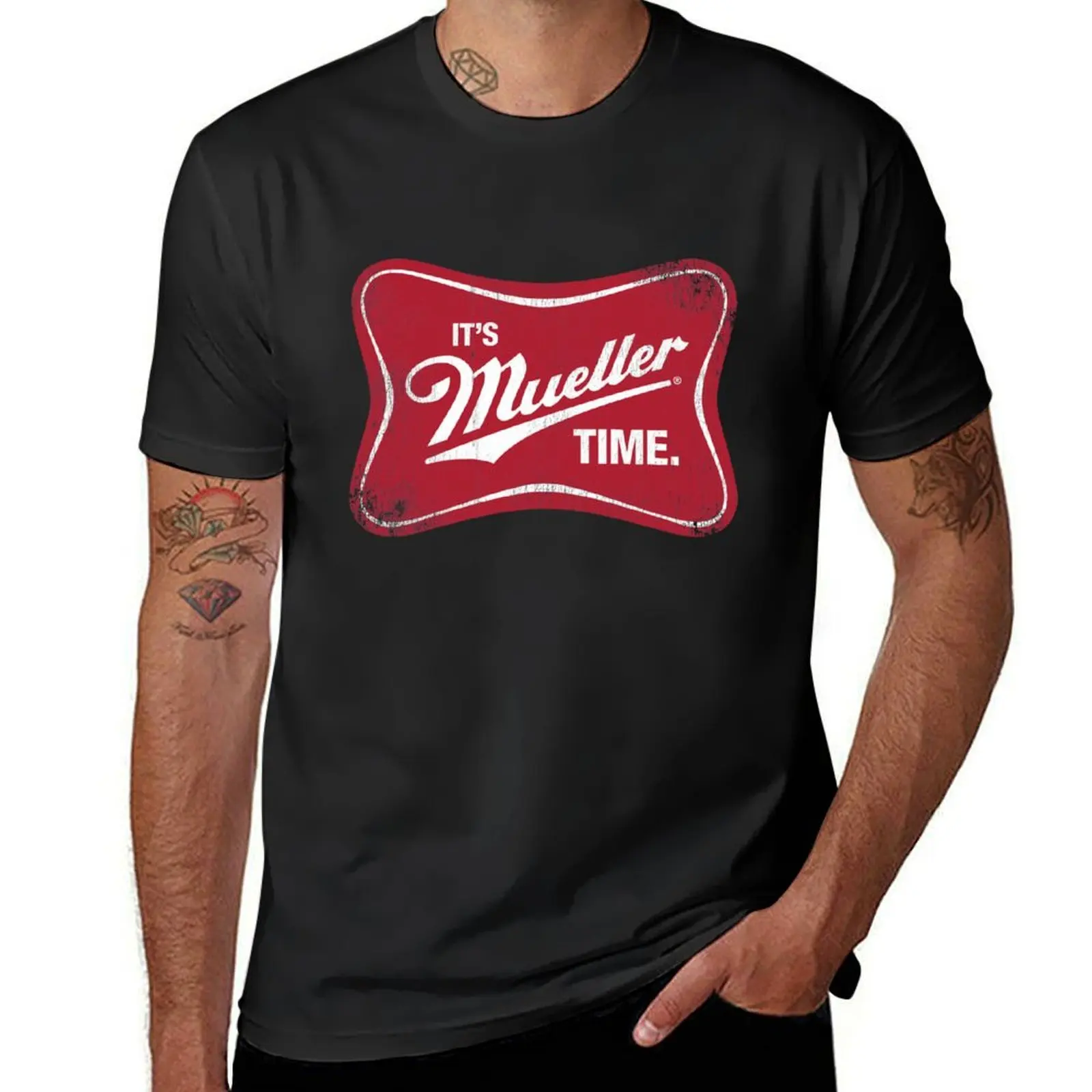 Mueller Time T-Shirt vintage customs design your own sublime mens t shirt