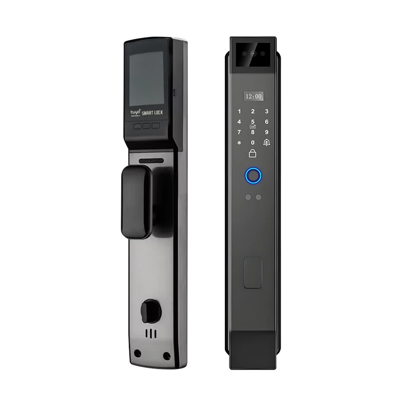 Video fingerprint recognition 3D face smart door lock Tuya APP remote control password Smart Tuya APP digital door lock