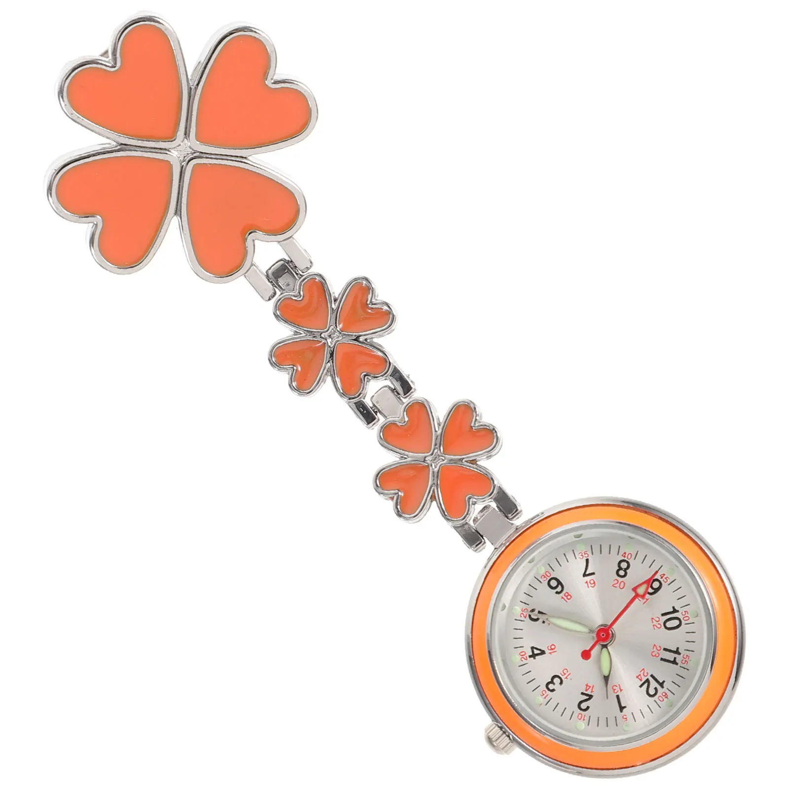 

Rose Pattern Nurse Lightweight Hanging Pocket For Nurses Doctors Accurate Timekeeping Design Easy To Read Exam