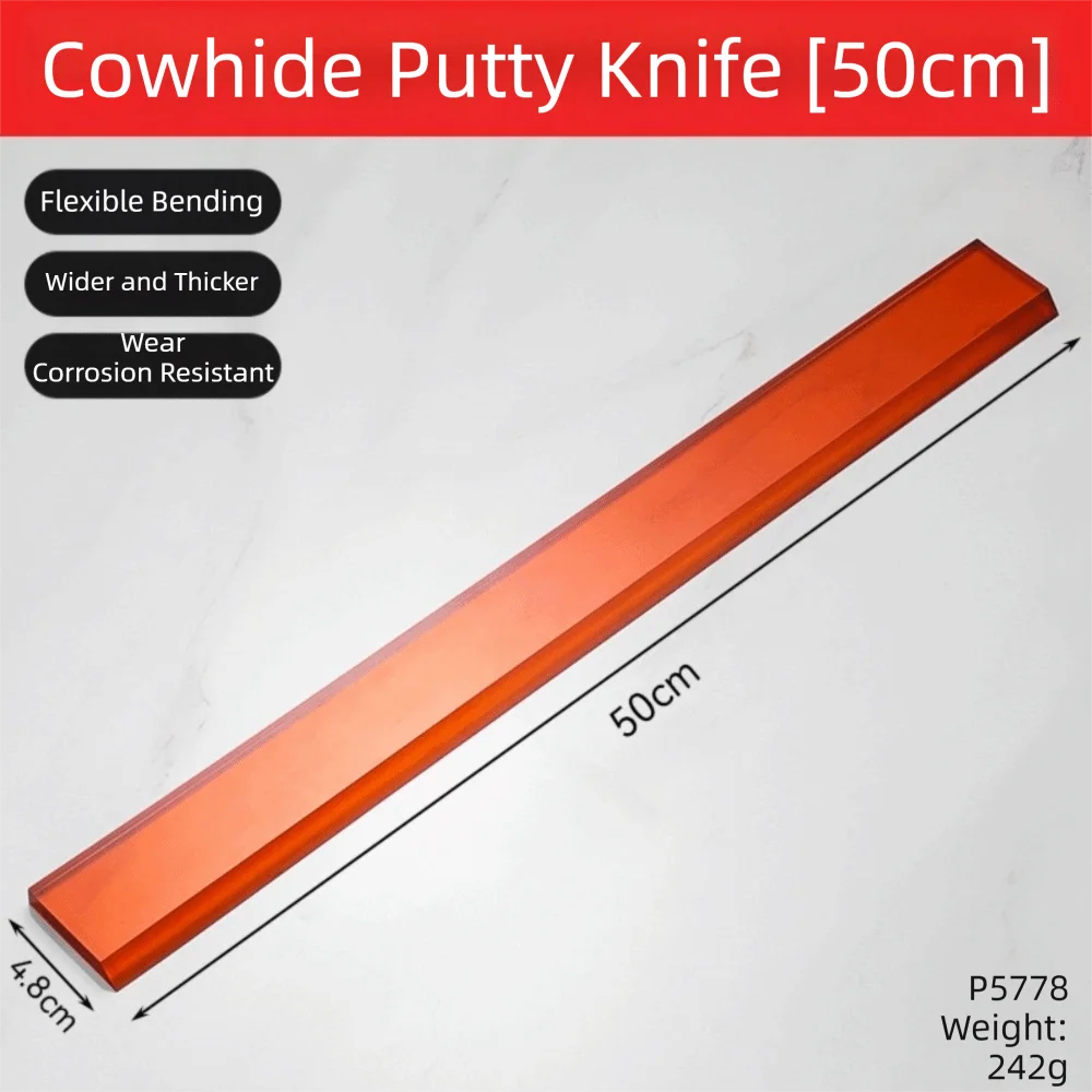 

Universal Bull Tendon Scraper Durable High-rebound Plastering Scraper Freely Bendable Thickened Putty Scraper Plastering