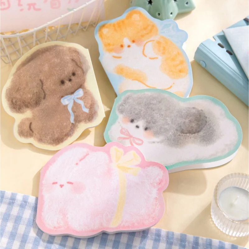 

Kittens and Puppies Glitter Greeting Card & Envelope Set: Cute Cartoon Student Greeting Cards with Personalized Messages