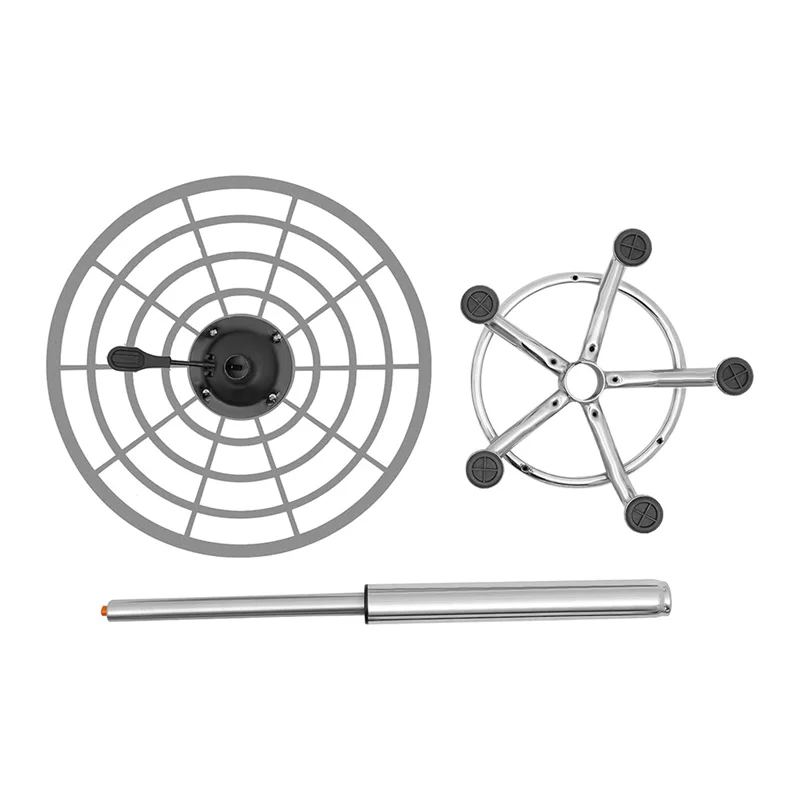 AT51-360° Rotating Spray-Paint Rack, 23.6-31.5In Height Adjustable Stable Paint Rack For Door And Car Body