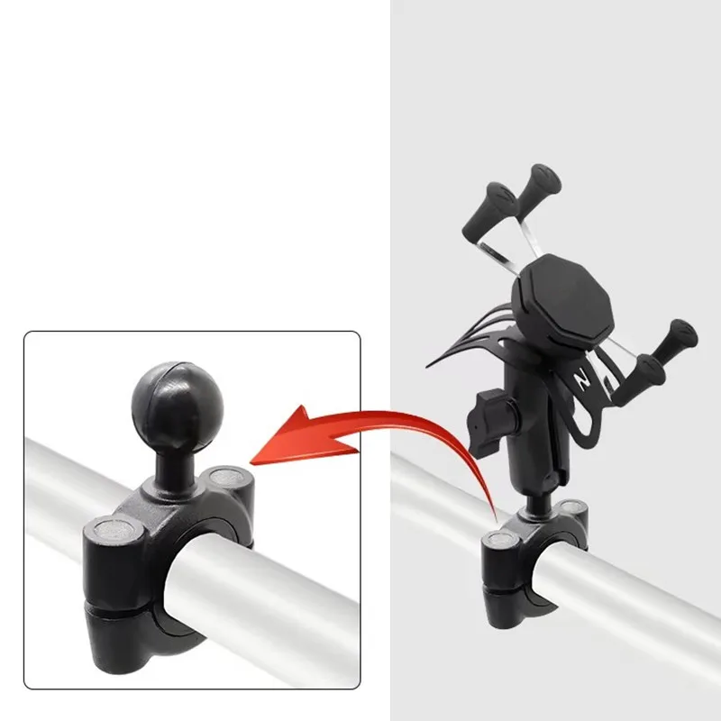 Mount Torque Base Handle bar Phone Mount 1 Inch Ball Motorcycle Phone Support Cell Phone Holder Bike for Ram mount
