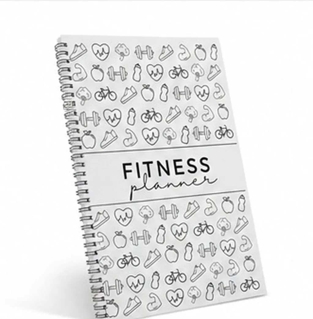 Fitness Planner Journal 11.7x8.5 Gym Workout Log Book Planner Daily Tracker Progress Exercise Goals