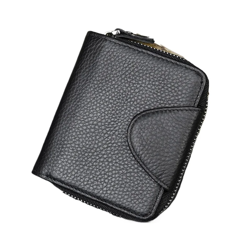 

Многофункциональный женский кошелек для хранения, квадратный маленький кошелек для монет, держатель для карт, кожаные сумки Portafoglio Zero MHQB