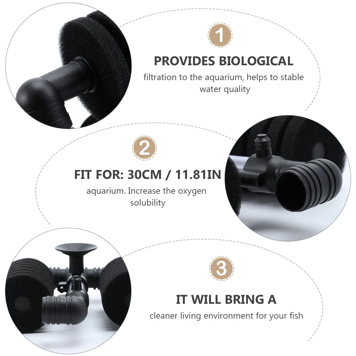 

Aquarium filter Fish tank filter Aquarium sponge filter Fish tank sponge filter Biochemical sponge filter