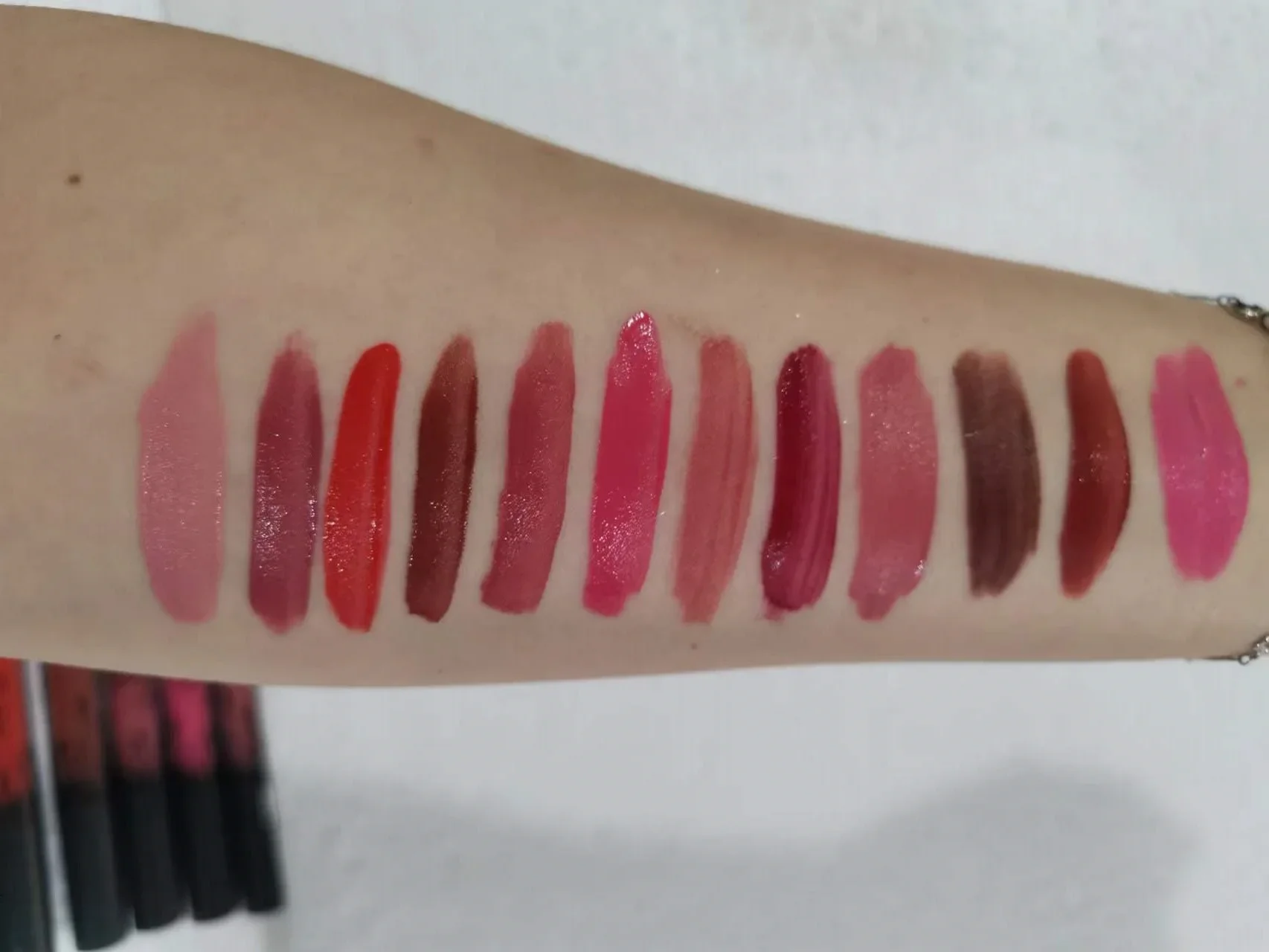 Conjunto base para gloss labial para mulheres, tubos de batom hidratantes de longa duração, maquiagem coametica, presente, 12 peças