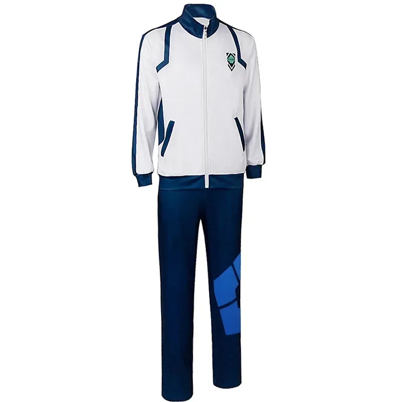 Blue Lock Reo Nagi Bachira Isagi Chigiri Cosplay Costume Zip Sportswear Tracksuit Sweatshirt Hoodie Halloween Carnival Clothes