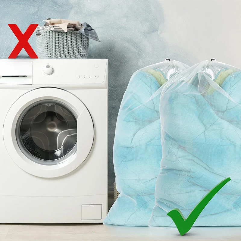 Large Washing Laundry Bag Mesh Organizer Net Dirty Bra Socks Underwear Shoe Storage Bag Wash Clothes Drawstring Bag