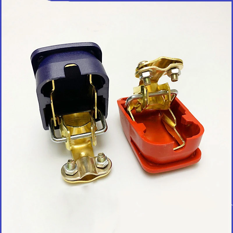 

1 Pair Battery Terminal Connectors Negative and Positive Plate Quick Release Car Connector Battery Clamps Top Post Clips