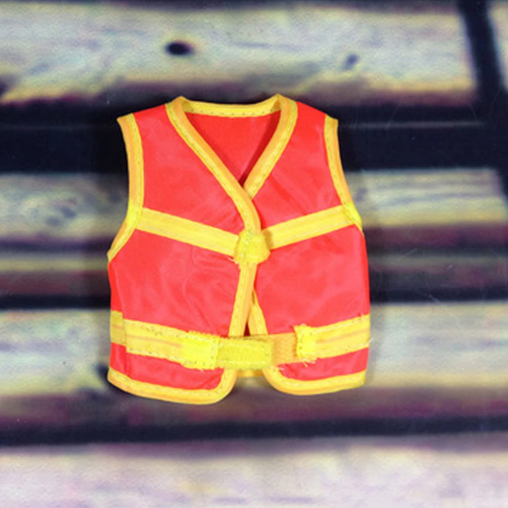 

2pcs Construction Costume Safety Miniature Construction Set Themed Mini Clothes Playtime Set Materials Present