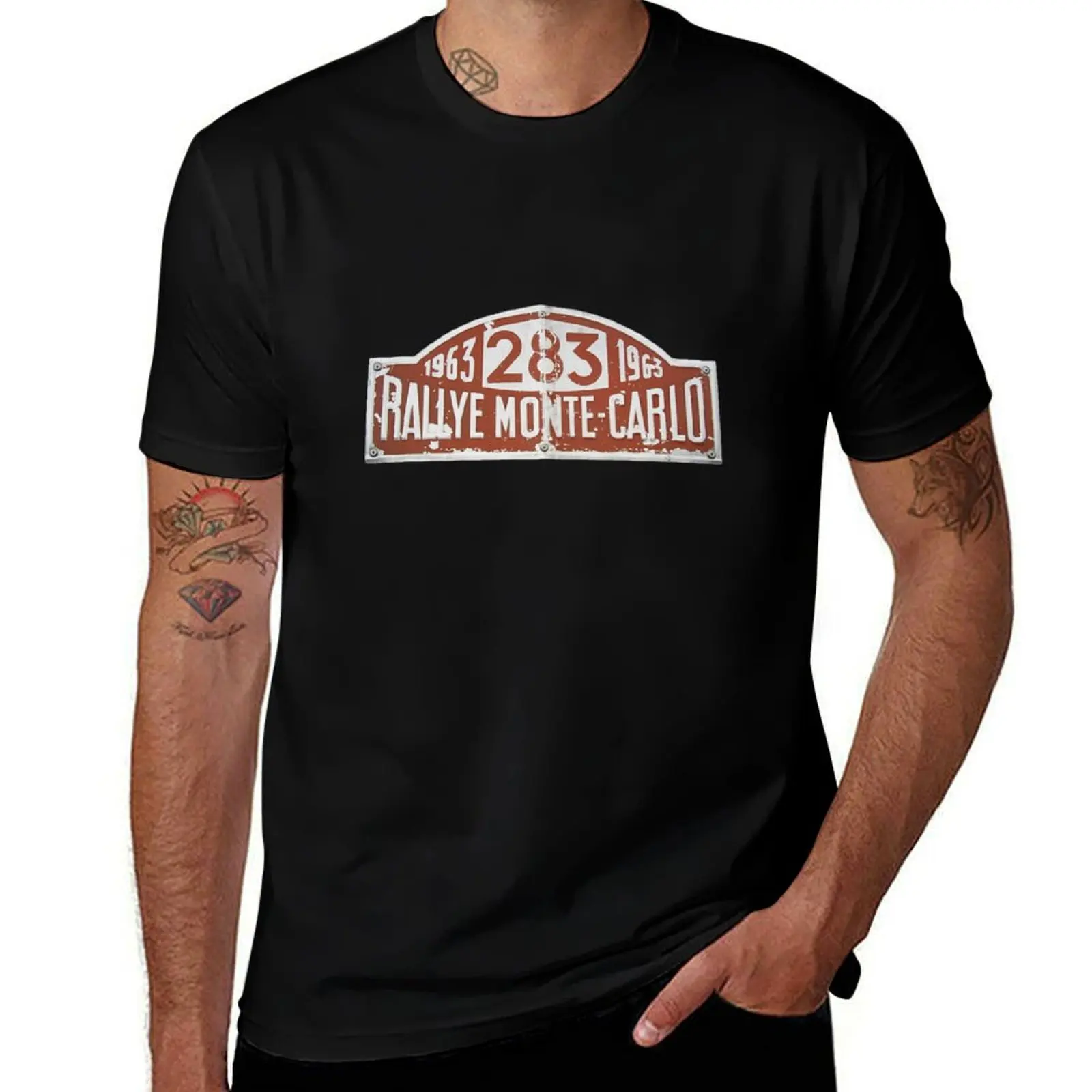 Rallye Monte Carlo 1963 T-Shirt Christmas Casual Short Sleeve Top