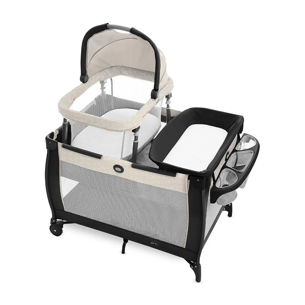 

High quality-Pack 'n Play Day2Dream Travel Bassinet Playard Features Portable Bassinet Diaper Changer and More,easy cleanup
