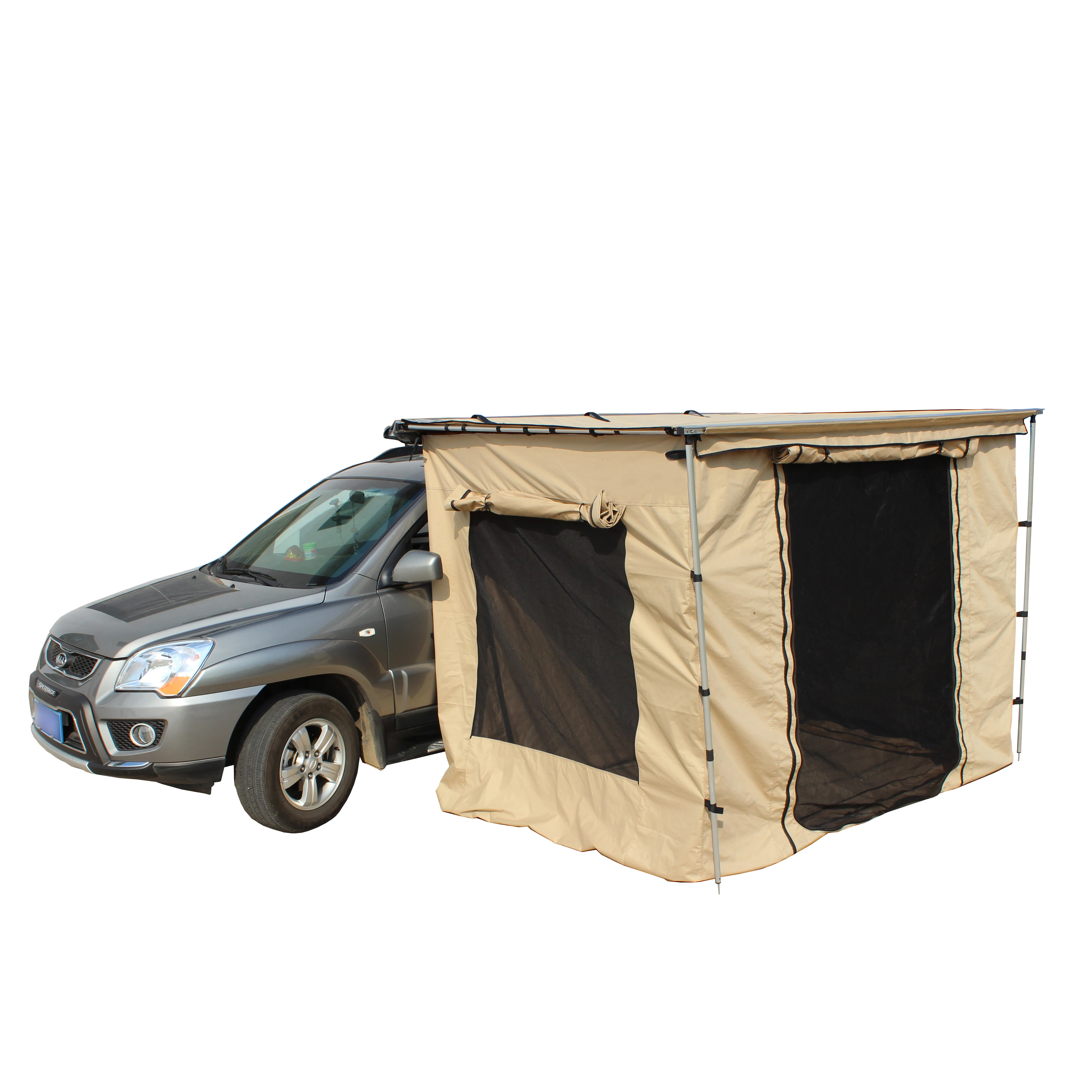 4WD Car camping overland roof awning with  wall/ room for selling