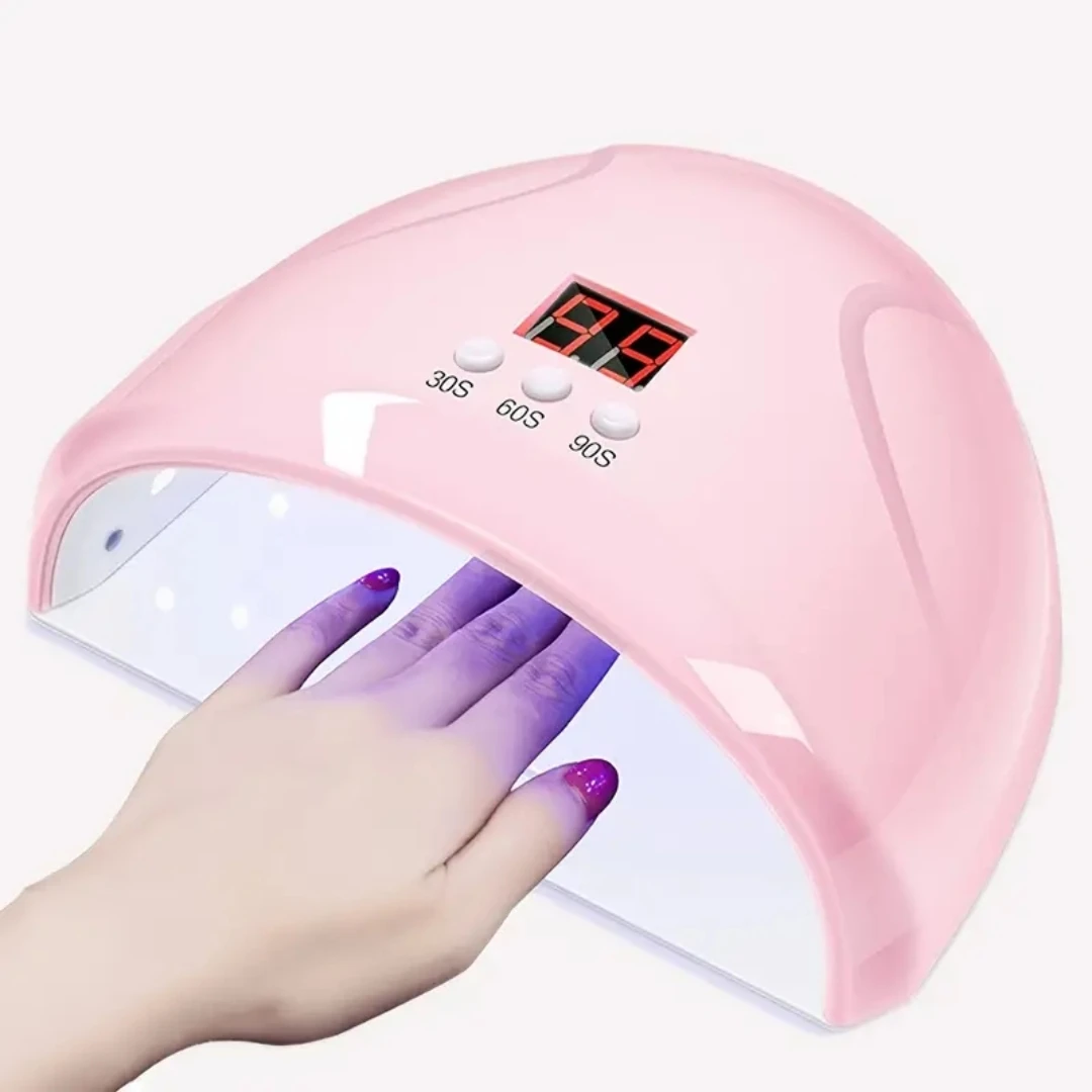 Profissional UV LED Nail Lamp, Secador de esmalte, Acrílico Gel cura Luz, Temporizador Manicure, Nail Art Tools Acessórios