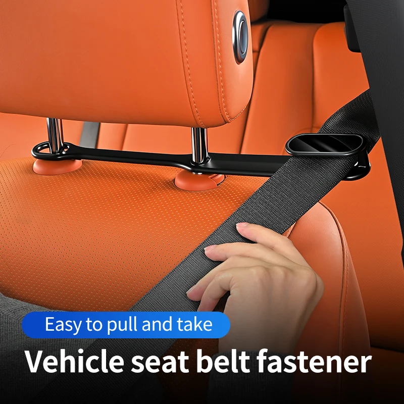 Car seat belt anchor, car sports seat anchor, seat belt limiter, multifunctional anti pinch adjuster