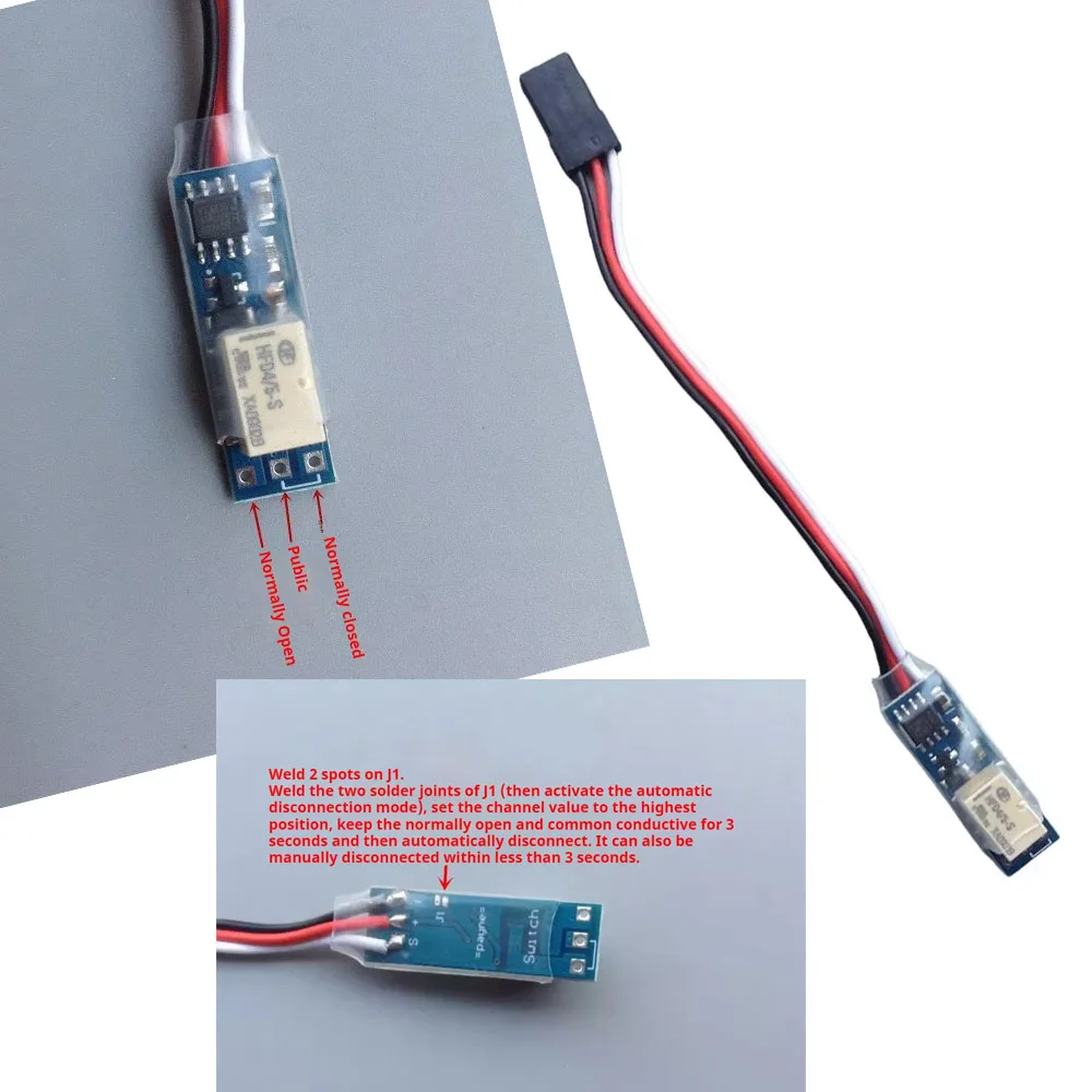 

5V ​PWM Relay Switch Module for RC Car Boat Airplane PWM Control Delay Disconnection Switch LED Light Control Universal Switch