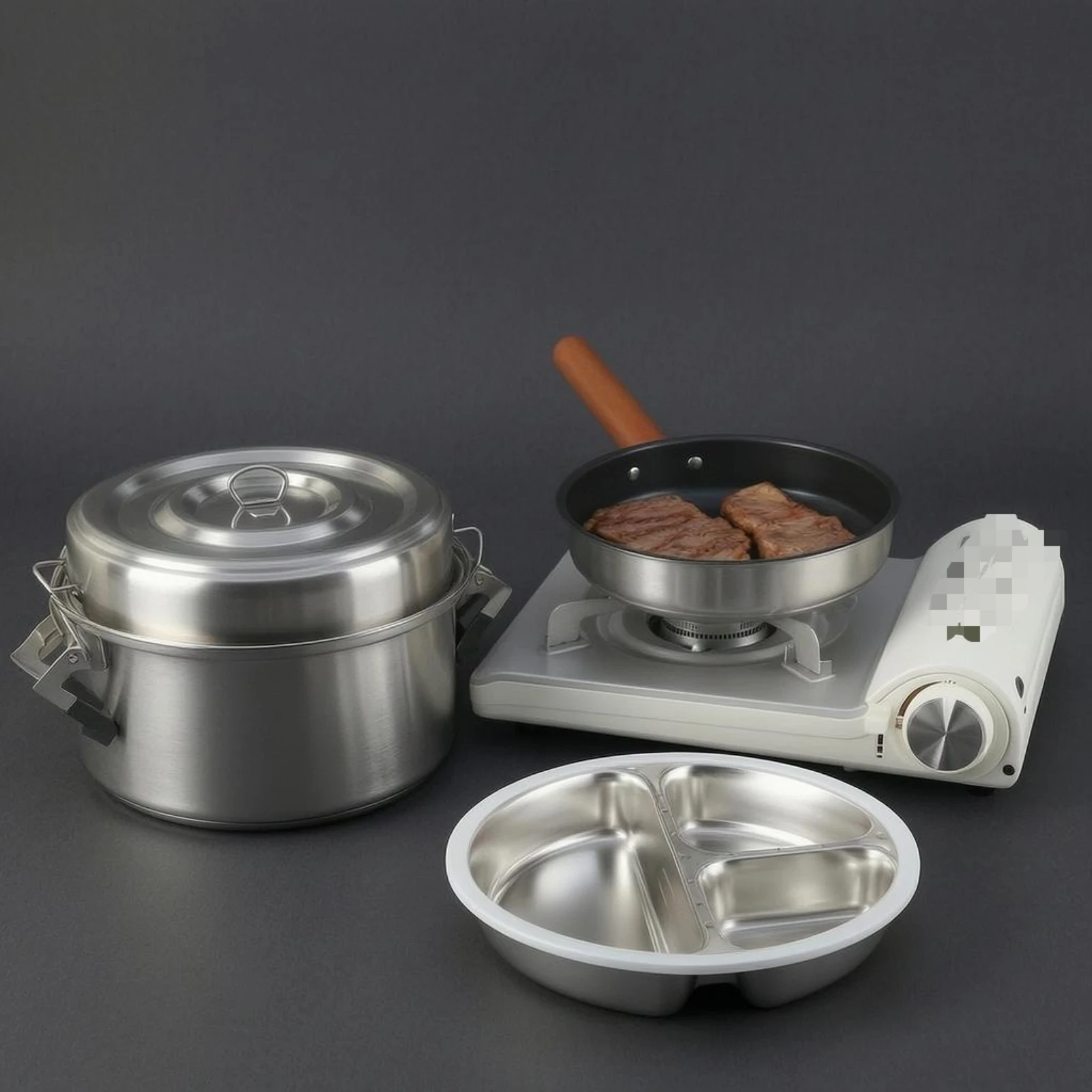 Kit di Pentole da Campeggio Mu - Camping Cooking Easy recensione e prezzo