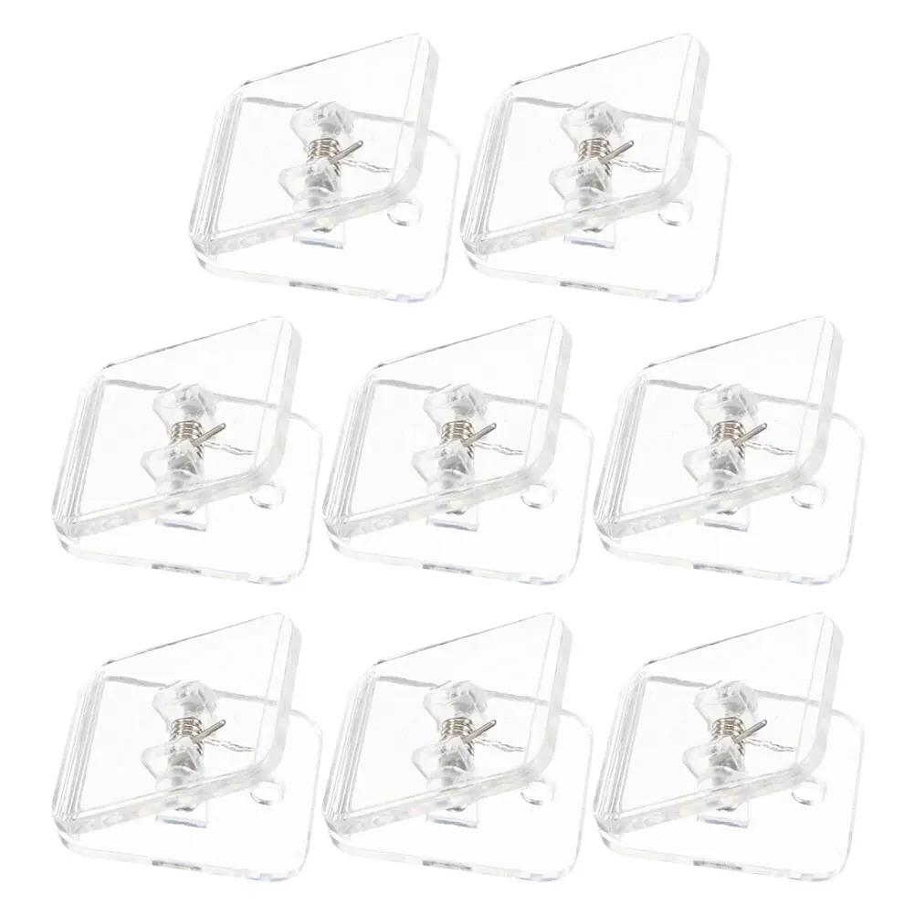 

8pcs Pee Pad Holder Wall Mounted Transparent Dog Training Bracket Nonslip Base Durable Pet Lifting Pads Floor Protection Cat