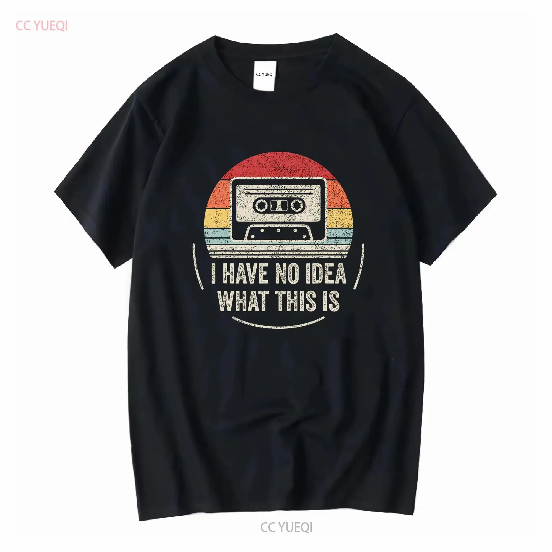 Retro I Have No Idea What This Is Kids Funny Cassette T Shirt SweaT 18311 vintage Washed Unisex homme Slightly Casual Soft