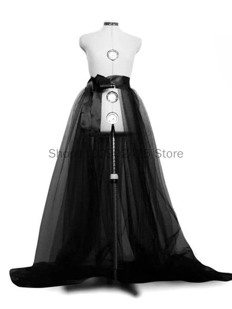 Retro Vrouwen Tule Lange Rok Bruiloft Feest Prom Bandage Mesh Maxi Rok Effen Kleur Mode Womens Rokken Veteraan Bandage Rokken