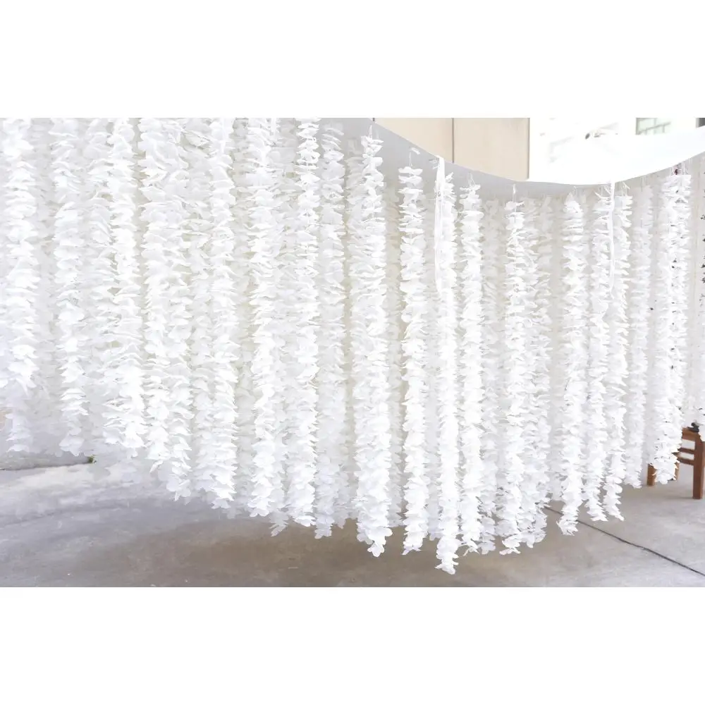 FSDKX Wholesale Promise for Christmas Wedding Decoration Artificial Red Rose and Lotus Silk Table Runners Flower Runner - view 2