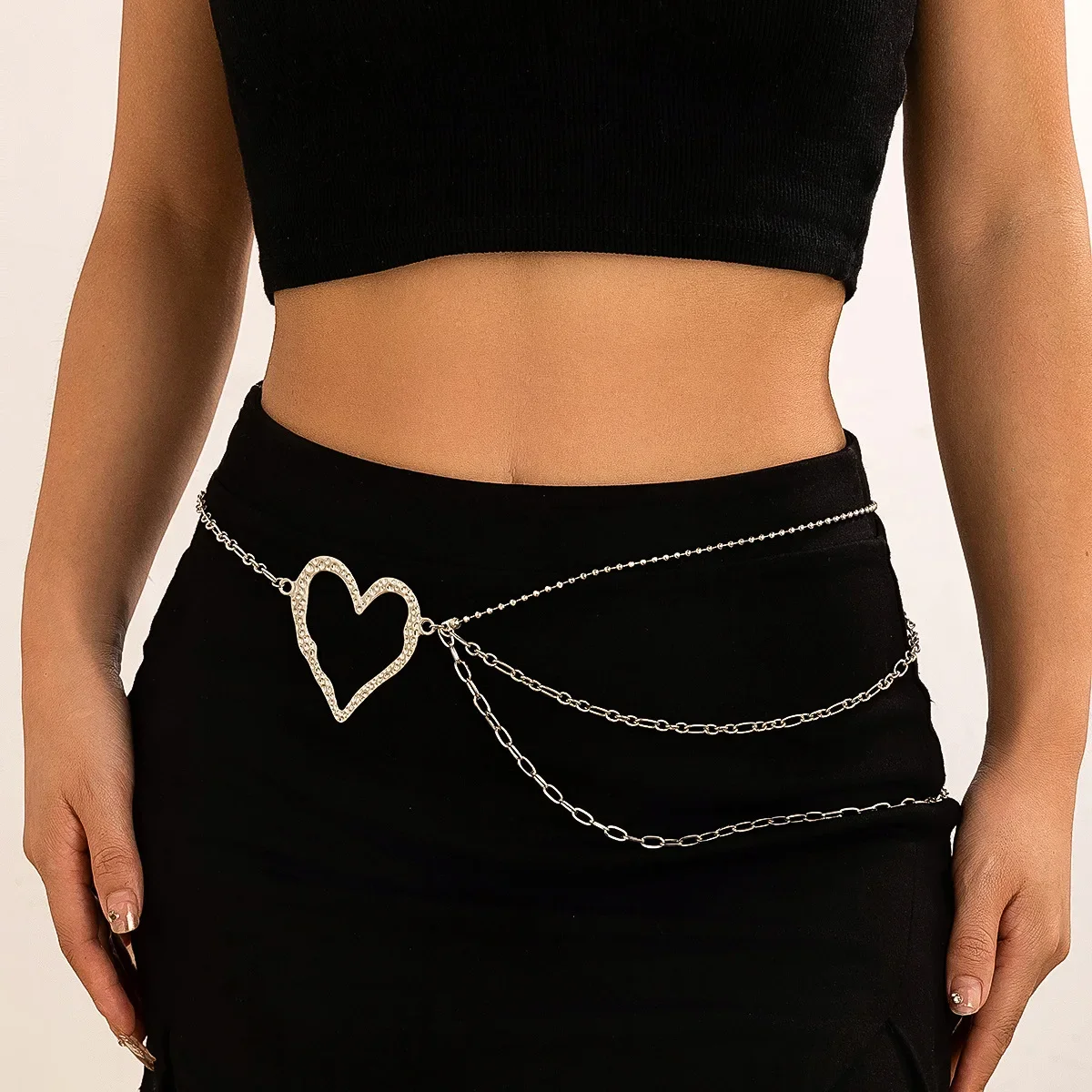 Vintage Waist Chain Belly Chains for Women Aluminum Casual Jewelry Yoga Sporty Outfit Beach Swimsuit Accessories Hot Sales