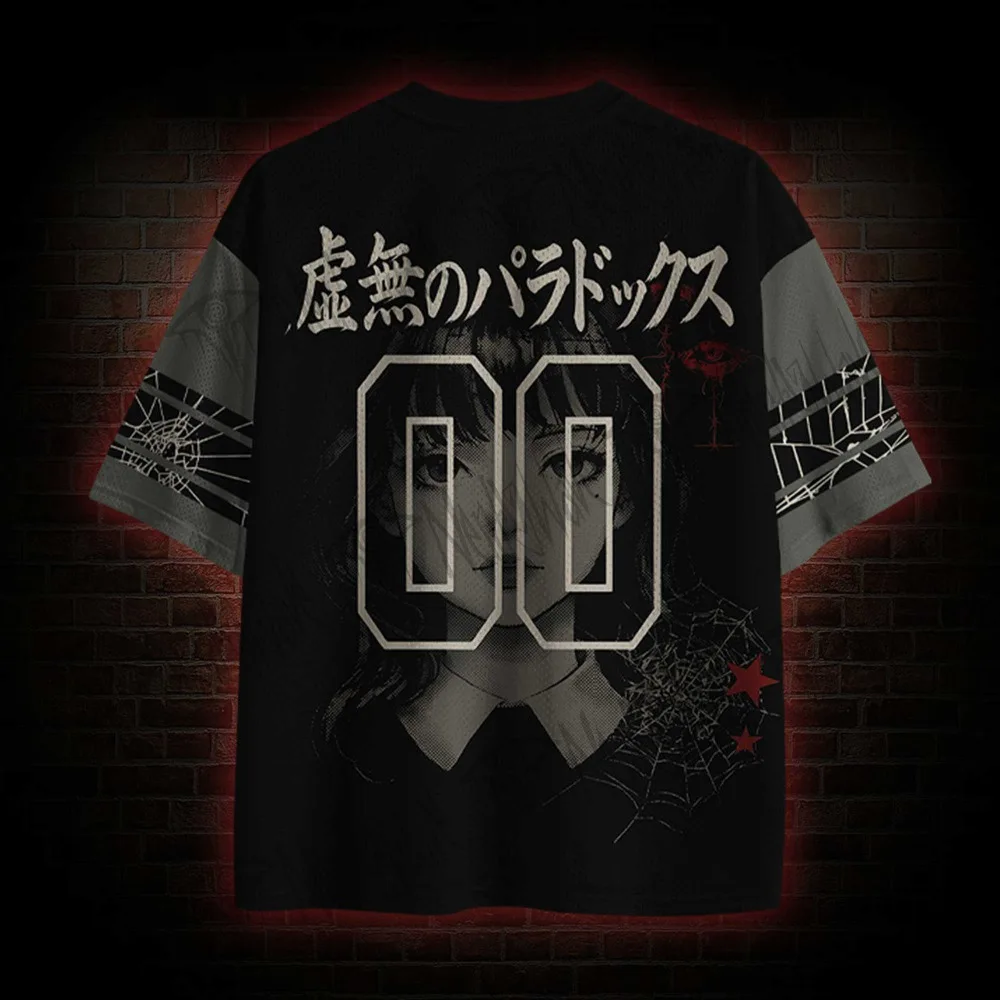 Hot Selling Products, Terrifying Dark Series Clothing, Fashionable Men's Short Sleeves Suitable for Sports and Fitness, Bicycles