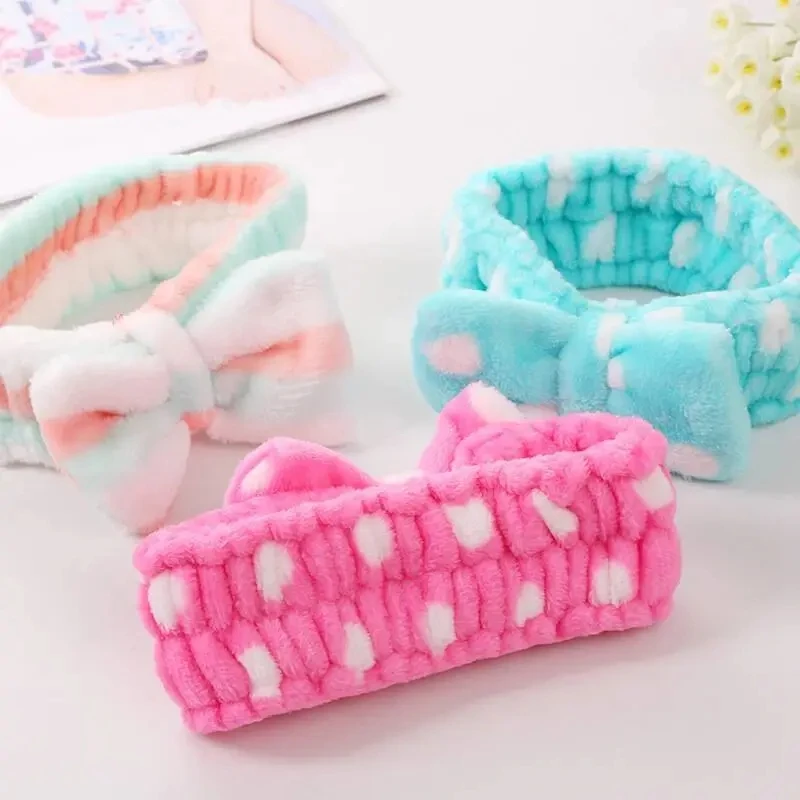 Fashion New Women Elastic Velvet Headbands Jewelry Student Girl Bath Hair Band Lady Casual Home Wash Face Hairband Party Gift