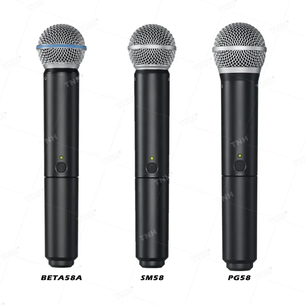 2026 جديد TNH BLX24 BLX4 PG58 SM 58 BETA58 ميكروفونات لاسلكية 2 قناة Uhf Microfono Negro ميكروفون احترافي أسود
