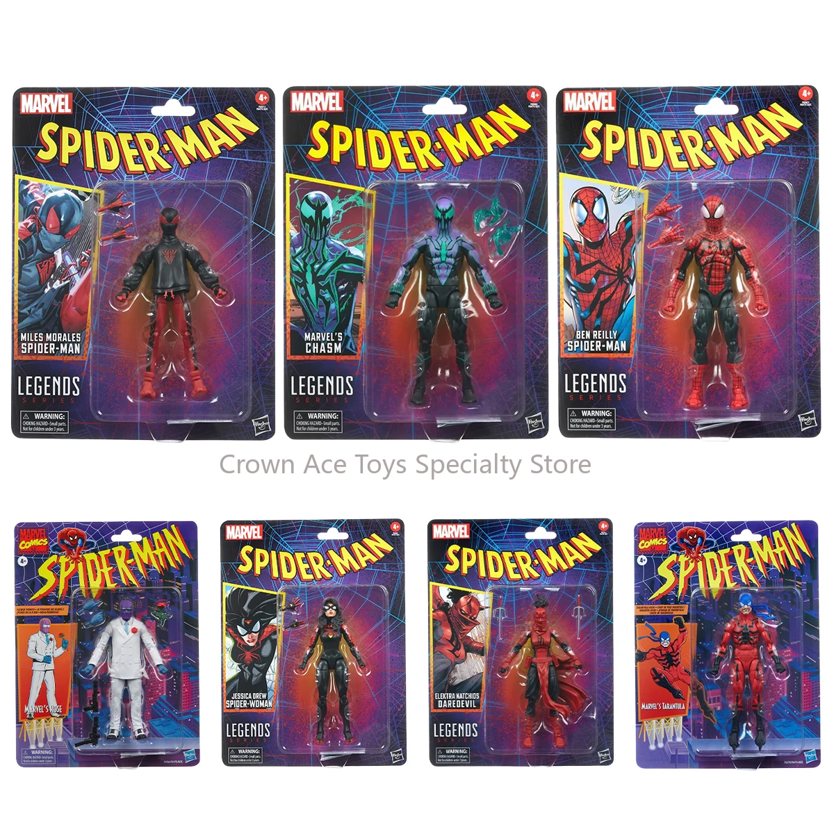 

Marvel Legends Carded Spider-Man Legends Wave 2023 Chasm Miles Morales The Rose Spider-Woman Daredevil Tarantula Trendy Toy Gift